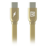 USB-кабель Remax Data Cable (USB Type C, USB Type C, 1 м, плоский, желтый)