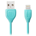 USB-кабель Remax Lesu Data Cable (Lightning, 1 м, голубой)