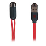 USB-кабель Remax Gemini 2-in-1 Cable (Lightning, microUSB, 1 м, красный)