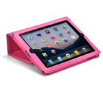Чехол X-doria Dash Folio Lambskin case для Apple iPad 2/New iPad (розовый, кожанный)