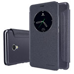Чехол Nillkin Sparkle Leather Case для Meizu MX6 (темно-серый, винилискожа)