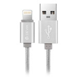 USB-кабель Devia Fashion Cable универсальный (Lightning, MFi, 1.2 метра, серый)