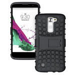 Чехол Yotrix Shockproof case для LG K10 (черный, пластиковый)