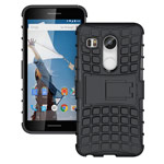 Чехол Yotrix Shockproof case для LG Nexus 5X (черный, пластиковый)