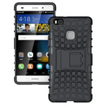 Чехол Yotrix Shockproof case для Huawei P9 lite (черный, пластиковый)