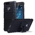 Чехол Yotrix Shockproof case для Huawei P9 plus (черный, пластиковый)