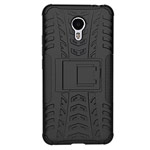 Чехол Yotrix Shockproof case для Meizu M3 Note (черный, пластиковый)