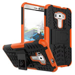 Чехол Yotrix Shockproof case для Asus Zenfone 3 ZE552KL (оранжевый, пластиковый)