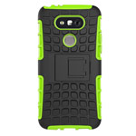 Чехол Yotrix Shockproof case для LG G5 (зеленый, пластиковый)