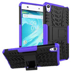 Чехол Yotrix Shockproof case для Sony Xperia XA (фиолетовый, пластиковый)