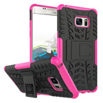 Чехол Yotrix Shockproof case для Samsung Galaxy Note 7 (розовый, пластиковый)