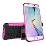 Чехол Yotrix Shockproof case для Samsung Galaxy S7 edge (розовый, пластиковый)