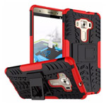 Чехол Yotrix Shockproof case для Asus Zenfone 3 Deluxe ZS570KL (красный, пластиковый)