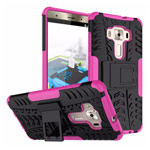 Чехол Yotrix Shockproof case для Asus Zenfone 3 Deluxe ZS570KL (розовый, пластиковый)