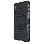 Чехол Yotrix Shockproof case для Sony Xperia E5 (черный, пластиковый)