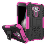 Чехол Yotrix Shockproof case для Asus Zenfone 3 ZE520KL (розовый, пластиковый)