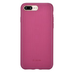 Чехол Devia Jelly Slim Leather case для Apple iPhone 7 plus (розовый, винилискожа)