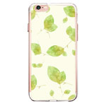 Чехол Azulo Fancy case для Apple iPhone 7 (Leafs, гелевый)