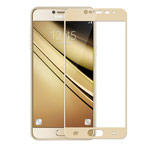 Защитная пленка Yotrix 3D Glass Protector для Samsung Galaxy C5 C5000 (стеклянная, золотистая)