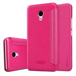 Чехол Nillkin Sparkle Leather Case для Meizu M5 (розовый, винилискожа)