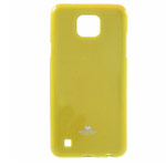 Чехол Mercury Goospery Jelly Case для LG X cam (желтый, гелевый)