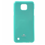 Чехол Mercury Goospery Jelly Case для LG X cam (бирюзовый, гелевый)