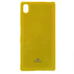 Чехол Mercury Goospery Jelly Case для Sony Xperia Z5 (желтый, гелевый)