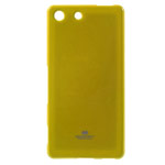 Чехол Mercury Goospery Jelly Case для Sony Xperia M5 (желтый, гелевый)