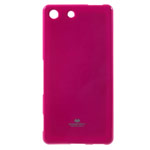 Чехол Mercury Goospery Jelly Case для Sony Xperia M5 (малиновый, гелевый)