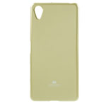 Чехол Mercury Goospery Jelly Case для Sony Xperia X (золотистый, гелевый)