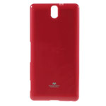 Чехол Mercury Goospery Jelly Case для Sony Xperia C5 ultra (красный, гелевый)
