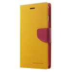 Чехол Mercury Goospery Fancy Diary Case для Sony Xperia X (желтый, винилискожа)