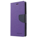 Чехол Mercury Goospery Fancy Diary Case для Sony Xperia X (фиолетовый, винилискожа)