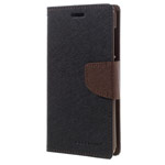 Чехол Mercury Goospery Fancy Diary Case для Xiaomi Redmi 3 (черный/коричневый, винилискожа)