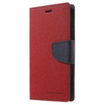 Чехол Mercury Goospery Fancy Diary Case для Huawei P9 (красный, винилискожа)