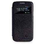 Чехол Nillkin Side leather case для Samsung Galaxy S3 mini i8190 (черный, кожаный)