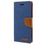 Чехол Mercury Goospery Canvas Diary для Sony Xperia XA (голубой, матерчатый)