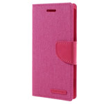 Чехол Mercury Goospery Canvas Diary для Sony Xperia XA (розовый, матерчатый)