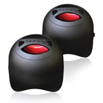 Портативные колонки DBEST PS4003BT Duo Bluetooth Speaker (bluetooth, черные, стерео)