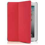 Чехол Odoyo AirCoat Folio Case для Apple iPad 2/new iPad (красный, кожанный)