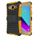 Чехол Yotrix Shockproof case для Samsung Galaxy J2 Prime (оранжевый, пластиковый)