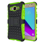 Чехол Yotrix Shockproof case для Samsung Galaxy J2 Prime (зеленый, пластиковый)