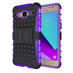 Чехол Yotrix Shockproof case для Samsung Galaxy J2 Prime (фиолетовый, пластиковый)