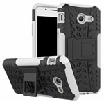 Чехол Yotrix Shockproof case для Samsung Galaxy J3 2017 (белый, пластиковый)
