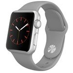Ремешок для часов Synapse Sport Band для Apple Watch (38 мм, серый, силиконовый)