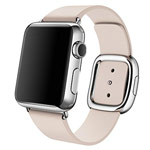 Ремешок для часов Synapse Modern Buckle для Apple Watch (42 мм, розовый, кожаный)