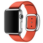 Ремешок для часов Synapse Modern Buckle для Apple Watch (38 мм, красный, кожаный)