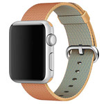 Ремешок для часов Synapse Woven Nylon для Apple Watch (38 мм, золотистый/оранжевый, нейлоновый)
