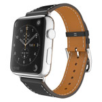 Ремешок для часов Kakapi Single Tour Band для Apple Watch (38 мм, черный, кожаный)