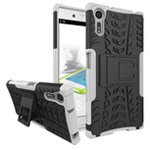 Чехол Yotrix Shockproof case для Sony Xperia XZ (белый, пластиковый)